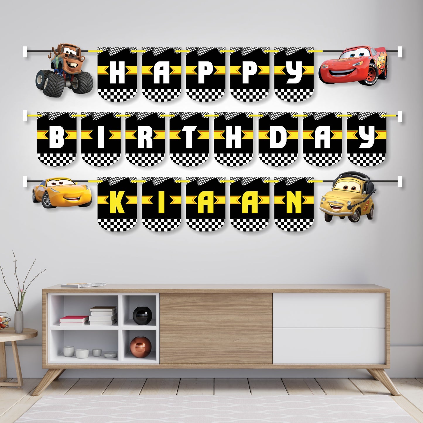 McQeen Car Theme Classic Bunting