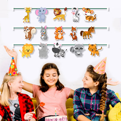 Jungle Theme Character Bunting My Store
