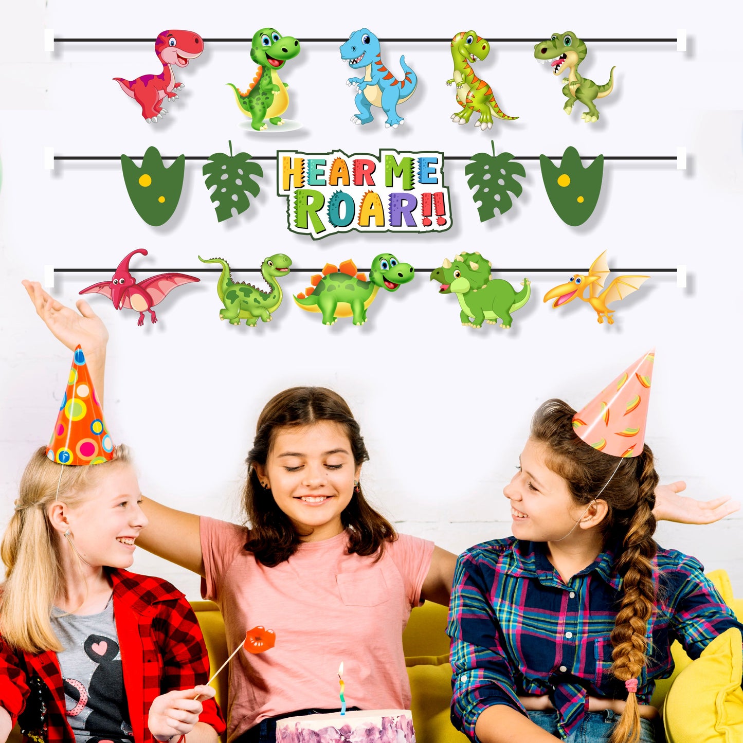 Dino Theme Character Bunting