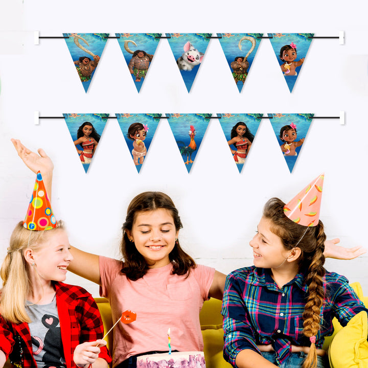 Moana Theme Character Bunting My Store