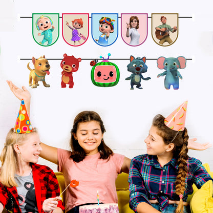 Cocomelon Theme Character Bunting My Store