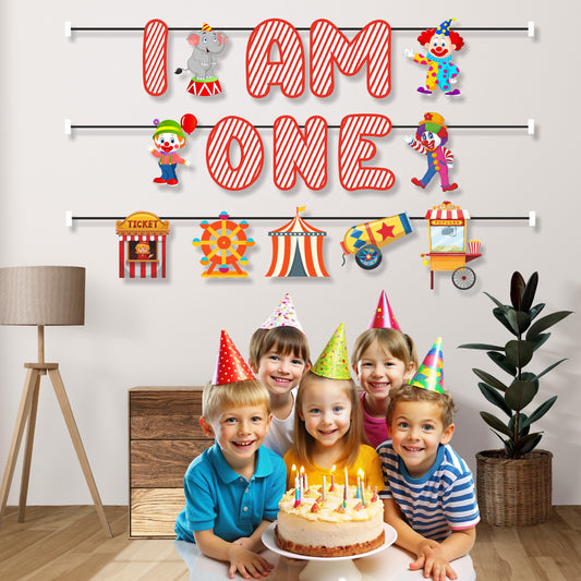 Carnival Theme Age Bunting
