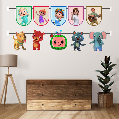Cocomelon Theme Character Bunting My Store