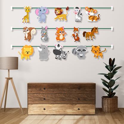 Jungle Theme Character Bunting My Store