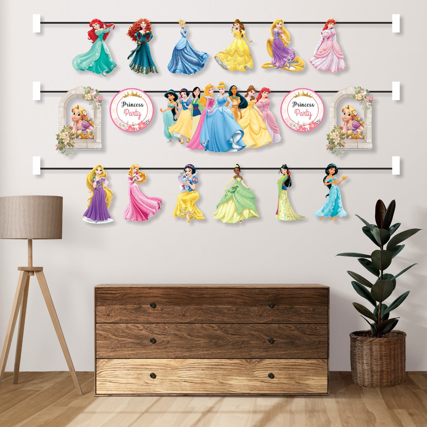 Princess Theme Character Bunting