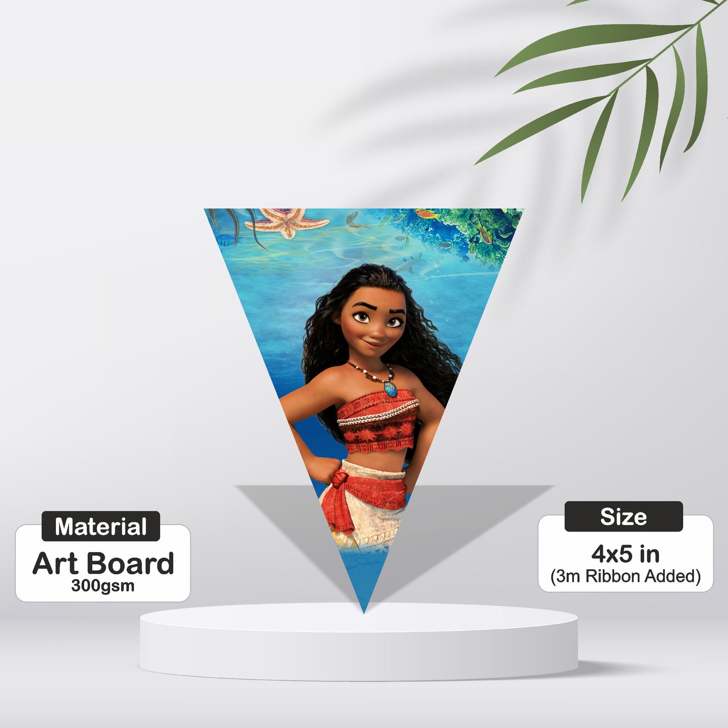 Moana Theme Character Bunting