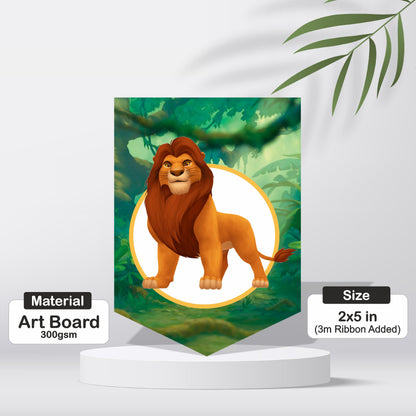 Lion King Theme Character Bunting My Store