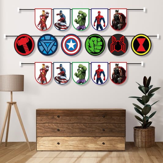 Avengers Theme Character Bunting