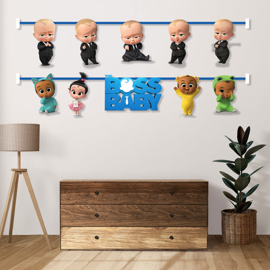 Boss Baby Theme Character Bunting