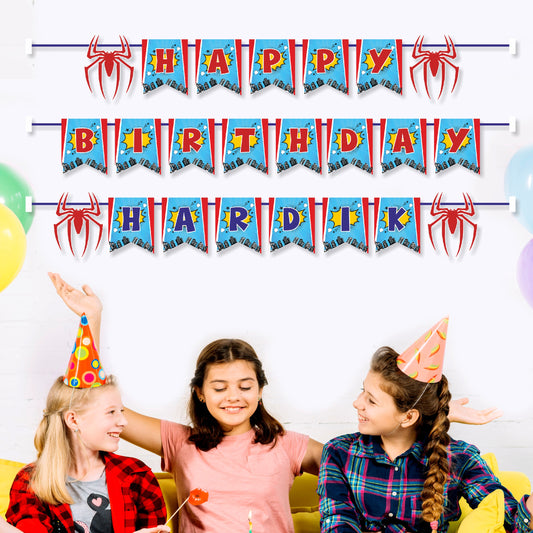 Spiderman Theme Bunting