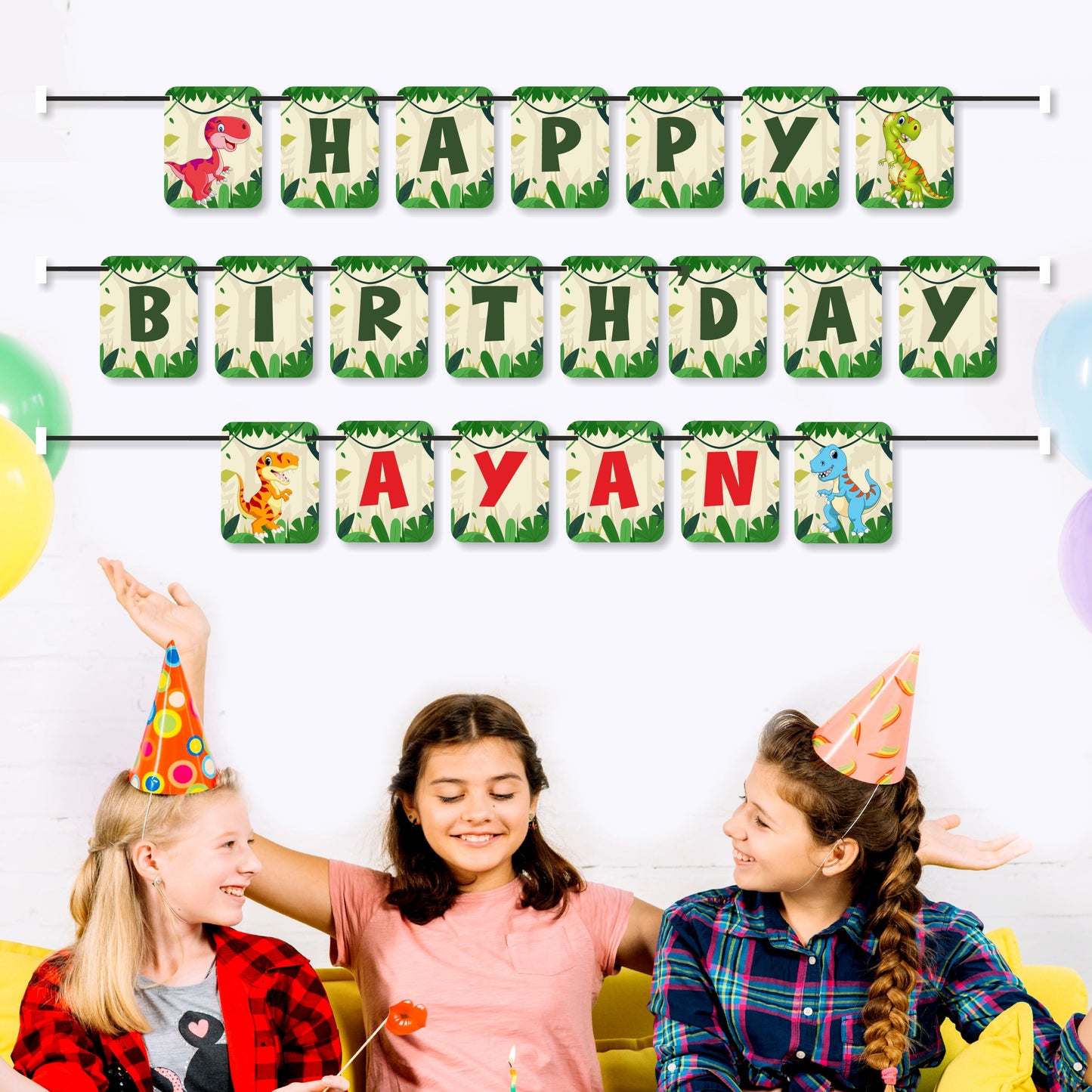 Dino Theme Bunting