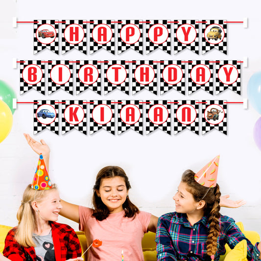 McQeen Car Theme Bunting
