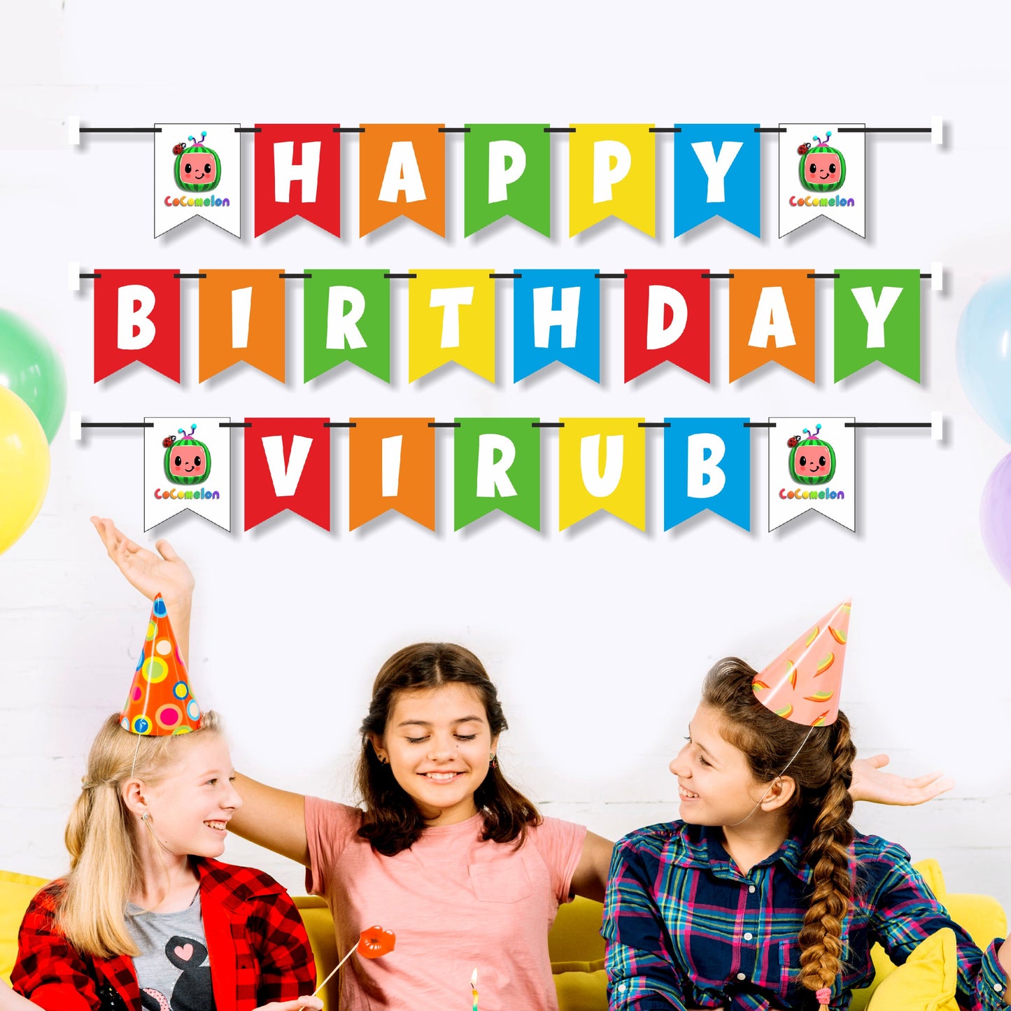 Cocomelon Theme Bunting