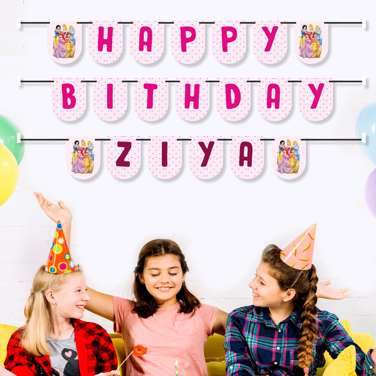 Princess Theme Personalized Bunting