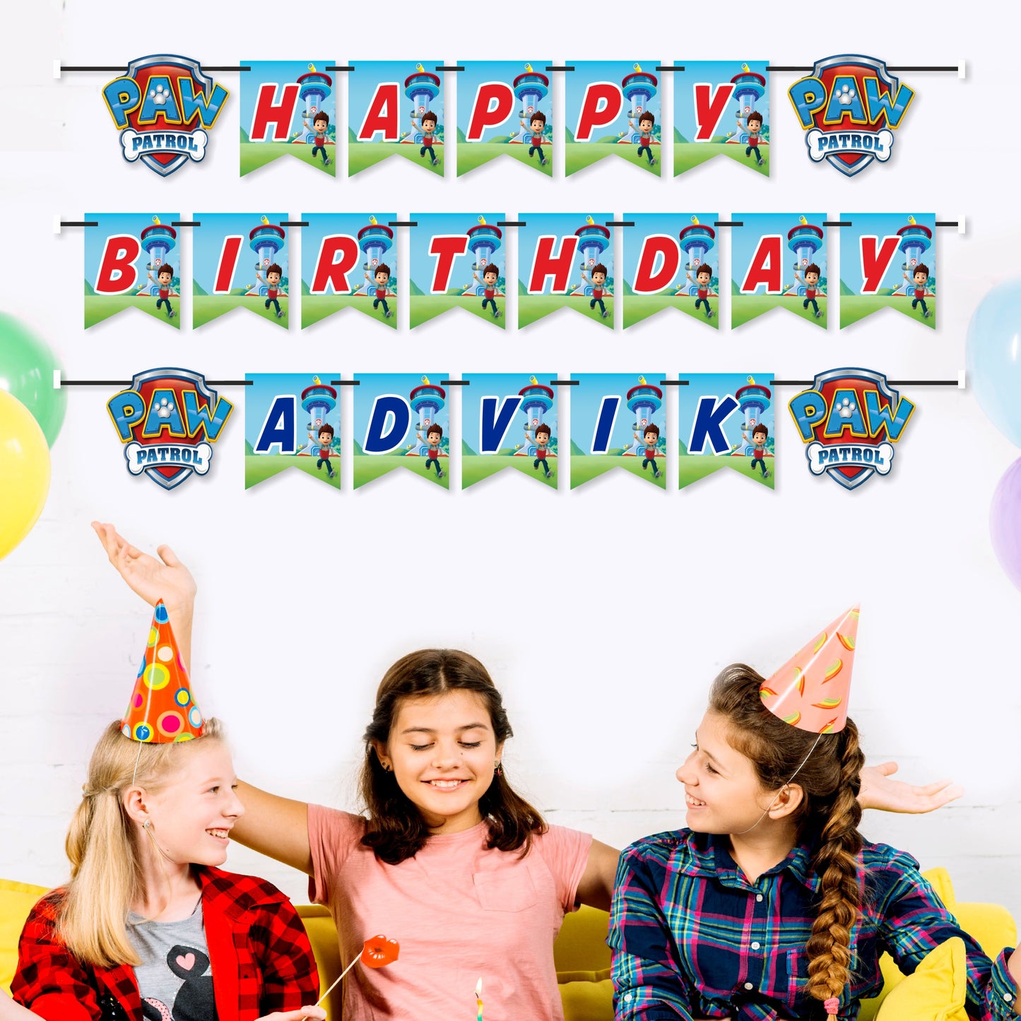 Paw Patrol Theme Bunting