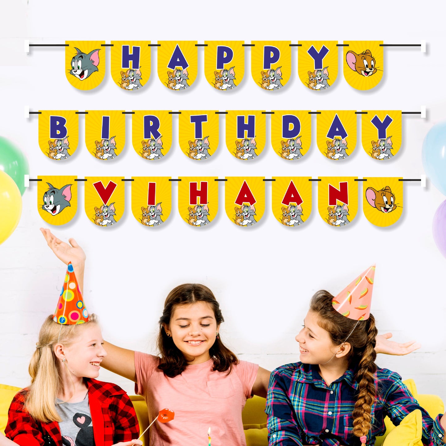 Tom & Jerry Theme Bunting