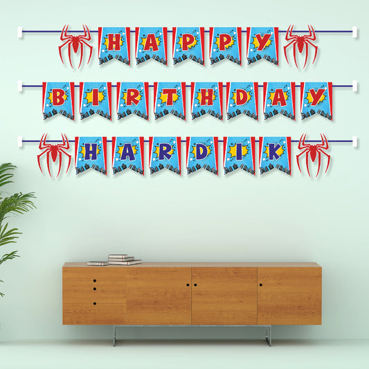 Spiderman Theme Bunting