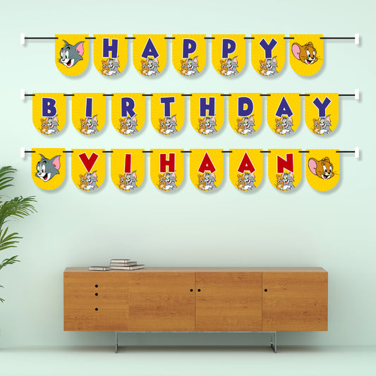 Tom & Jerry Theme Bunting