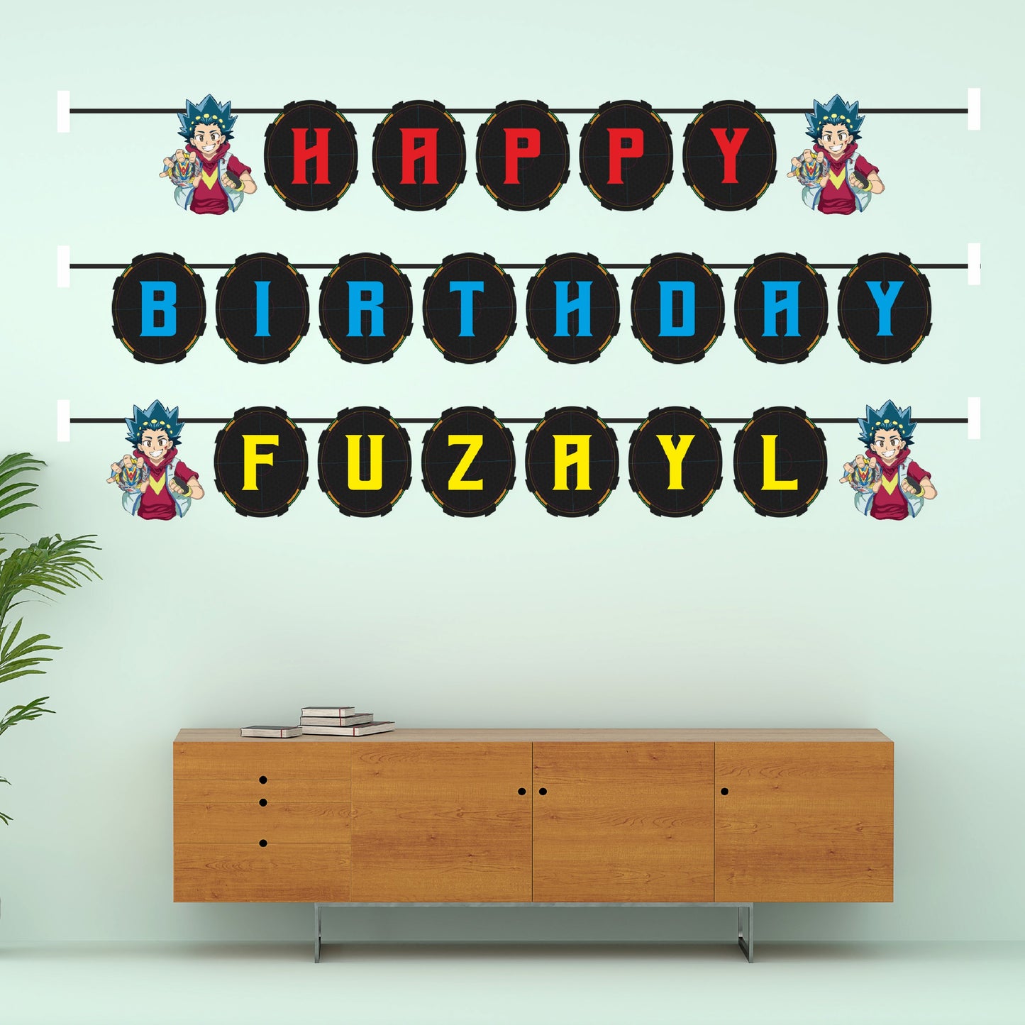 Beyblade Theme Bunting