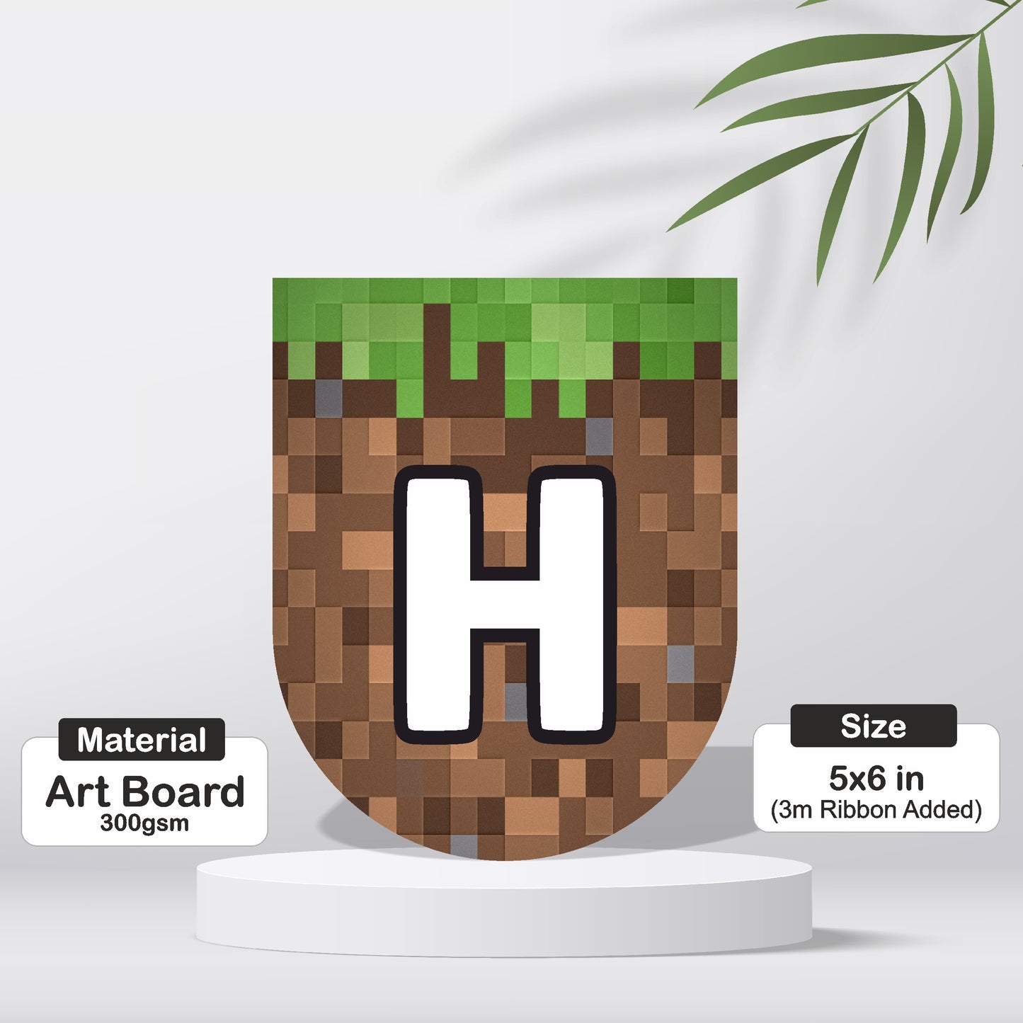 Minecraft Theme Personalized Bunting
