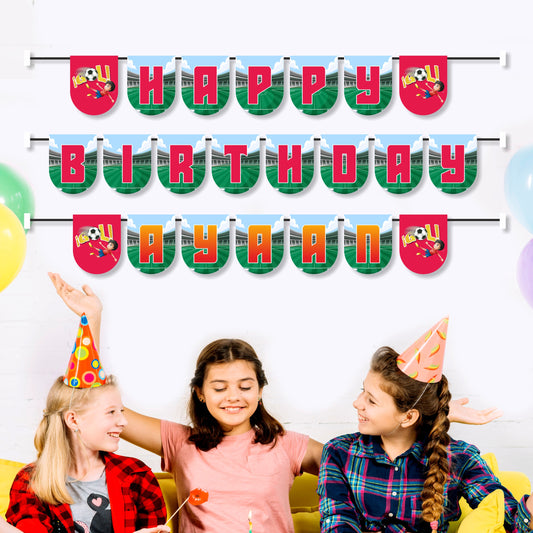 Football Theme Customized Bunting