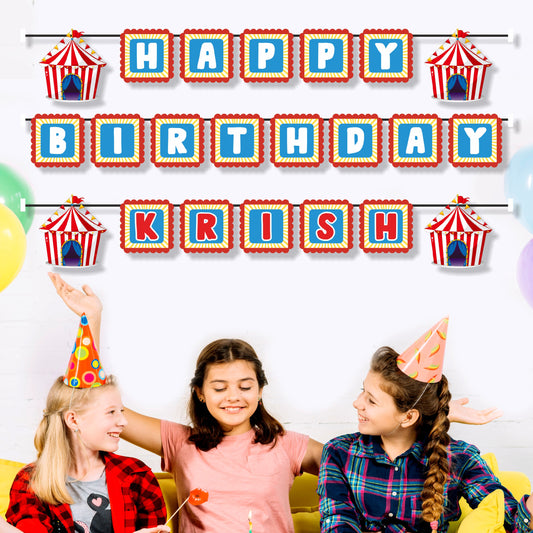 Carnival Theme Personalized Bunting