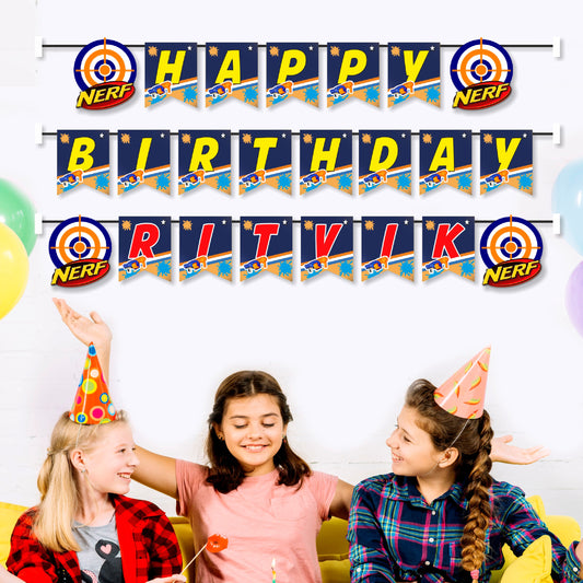 Nerf Gun Theme Bunting