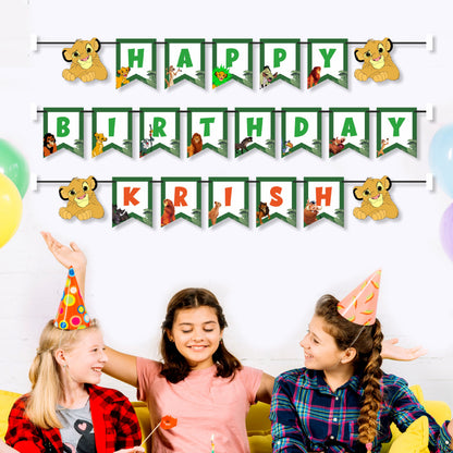 Lion King Theme Personalized Bunting My Store