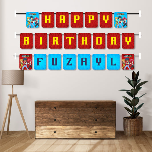 Beyblade Theme Personalized Bunting