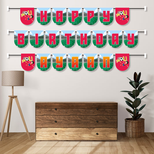 Football Theme Customized Bunting