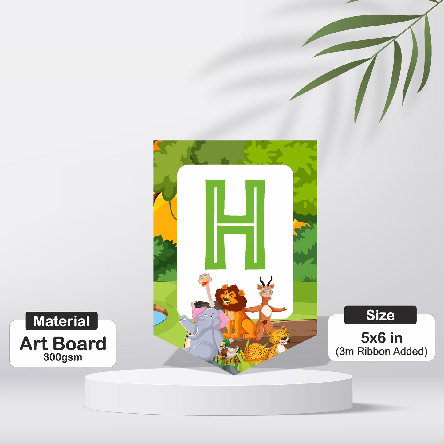 Jungle Theme Customized Bunting