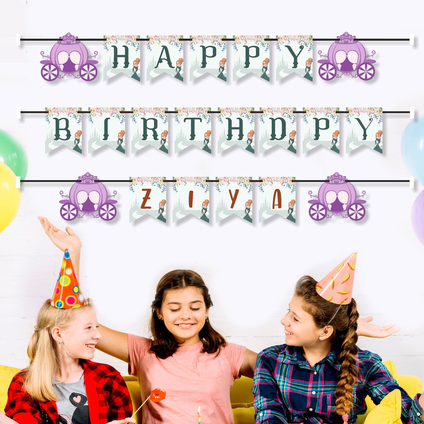 Princess Theme Customized Bunting