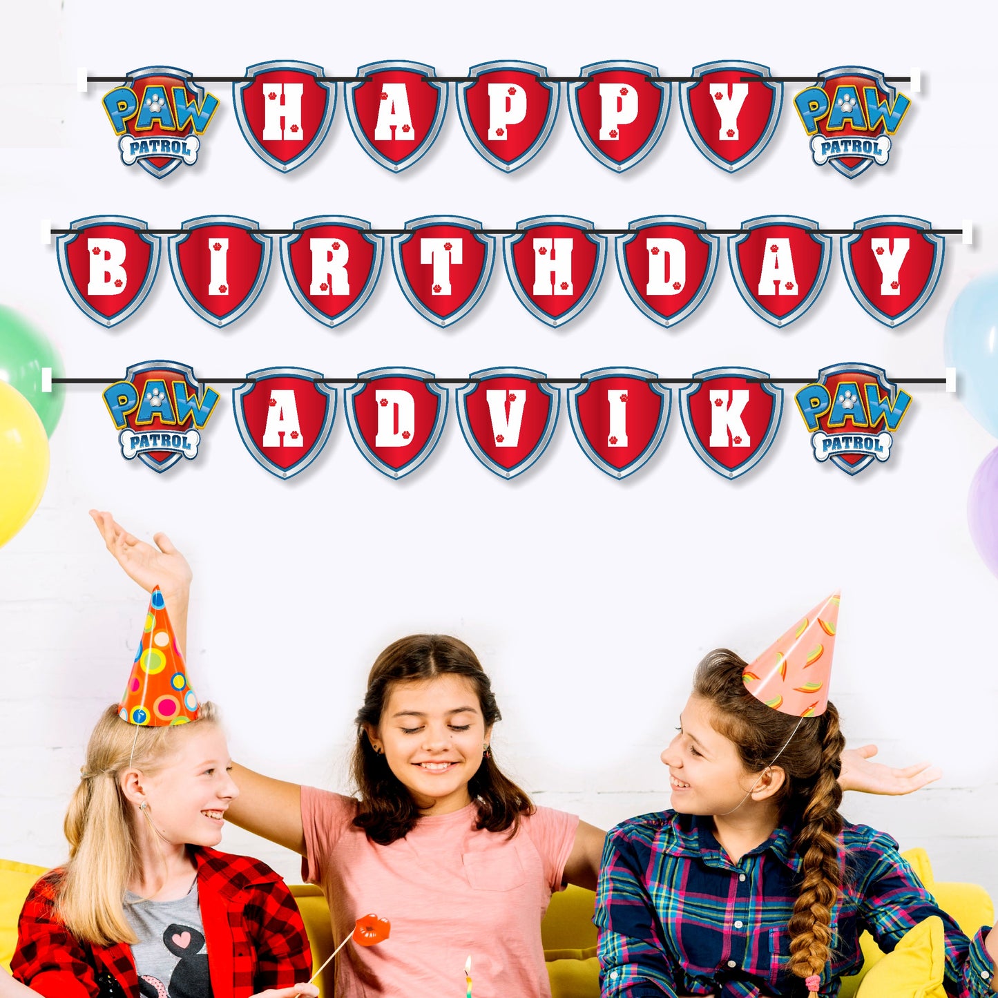 Paw Patrol Theme Customized Bunting