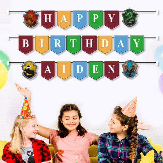 Harry Potter Theme Personalized Bunting