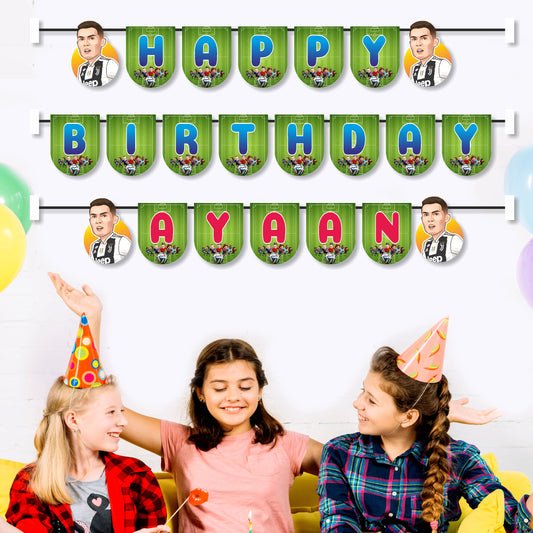 Football Theme Personalized Bunting