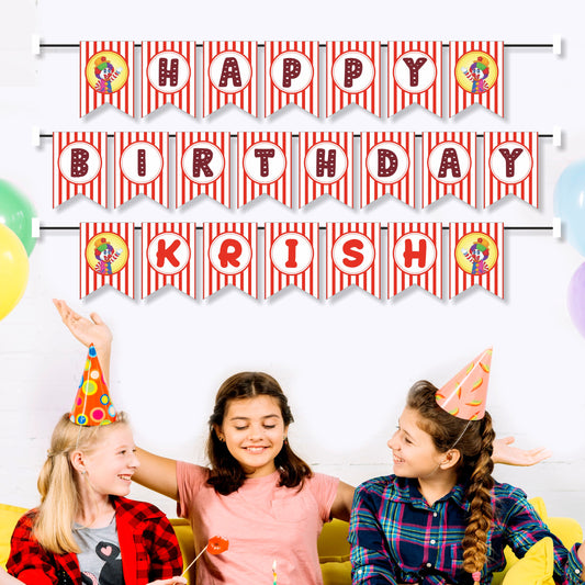 Carnival Theme Customized Bunting