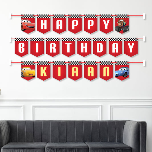 McQeen Car Theme Customized Bunting