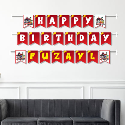 Beyblade Theme Customized Bunting My Store