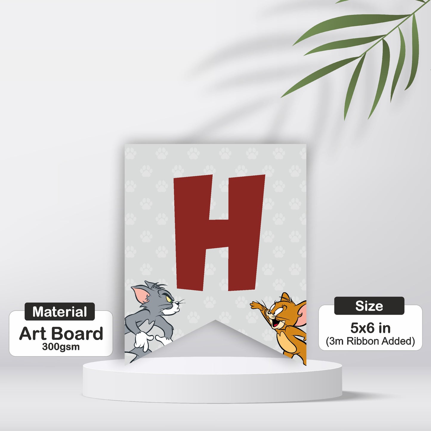 Tom & Jerry Theme Customized Bunting