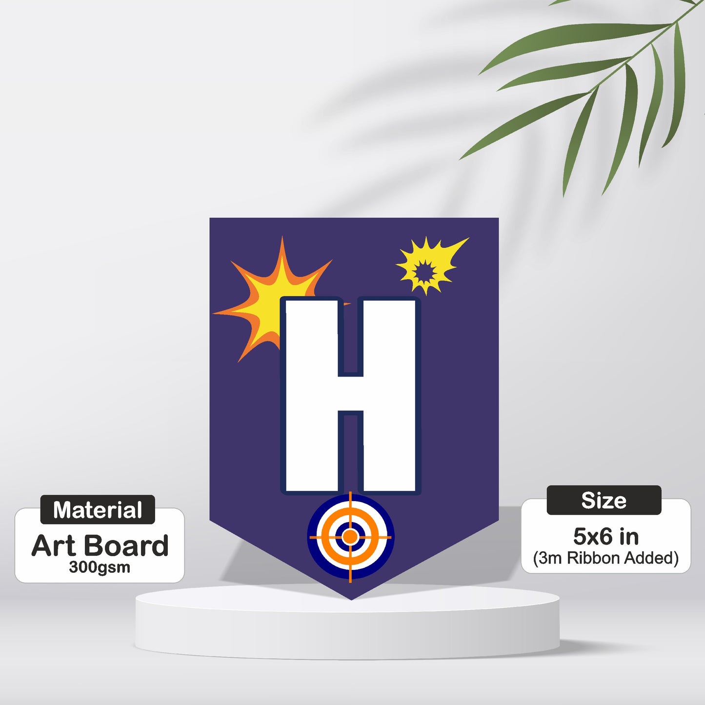 Nerf Gun Theme Customized Bunting