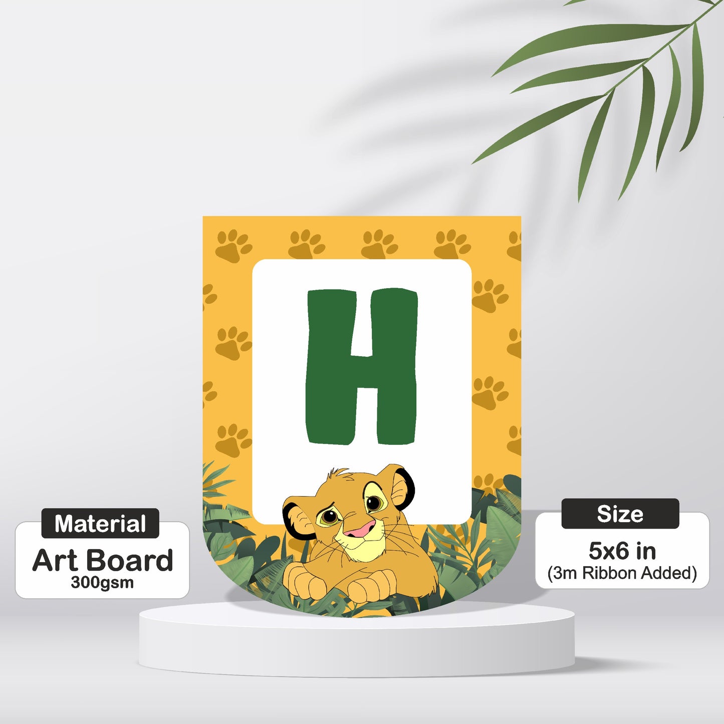 Lion King Theme Customized Bunting