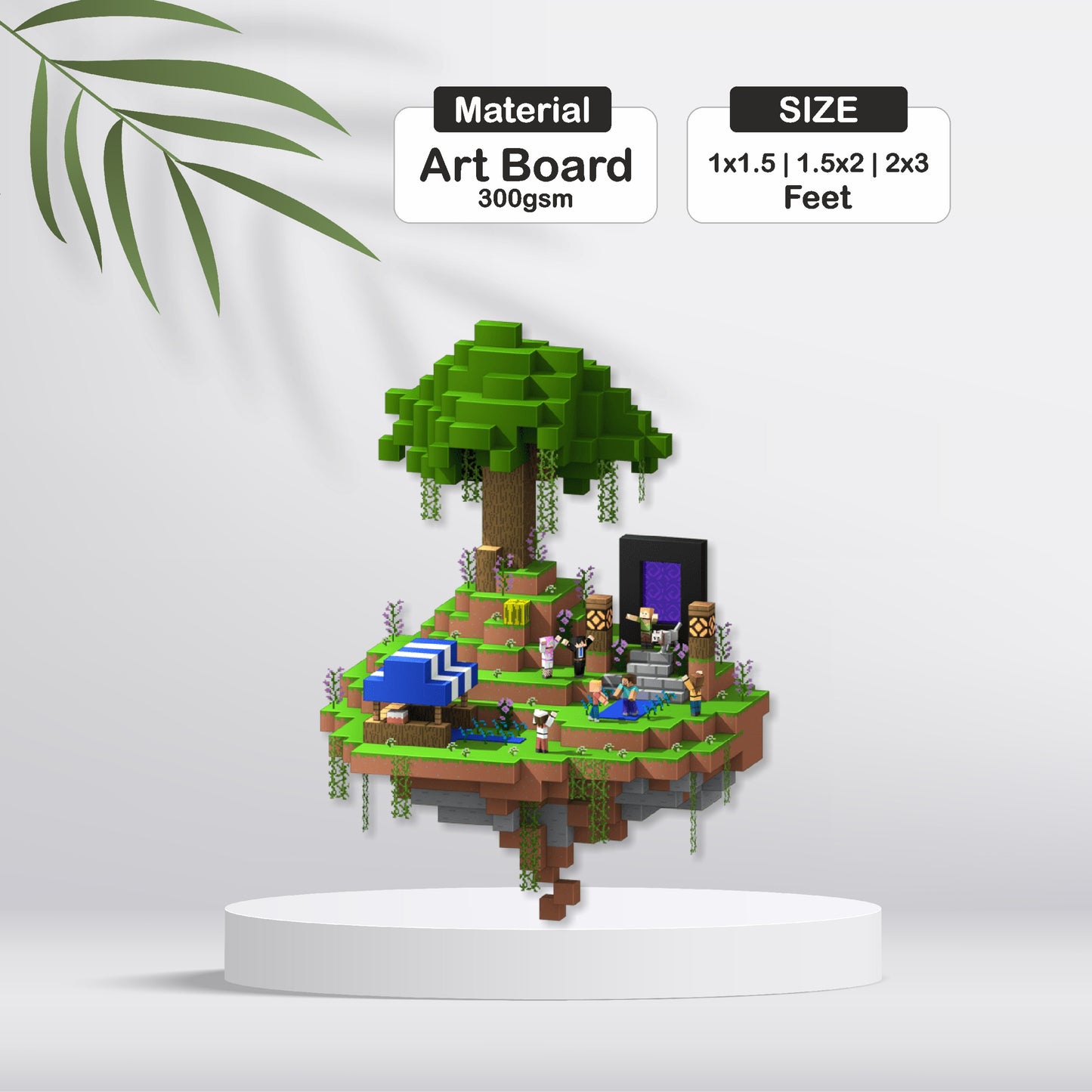 Minecraft Theme Cutout - BP 05