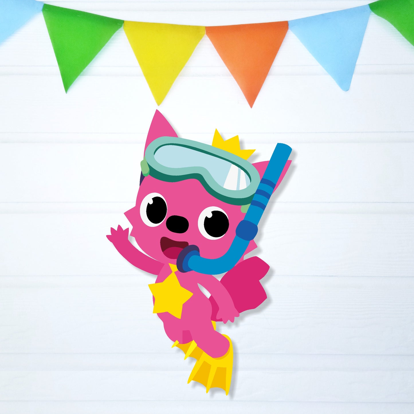 Baby Shark Theme Cutout - BP 03