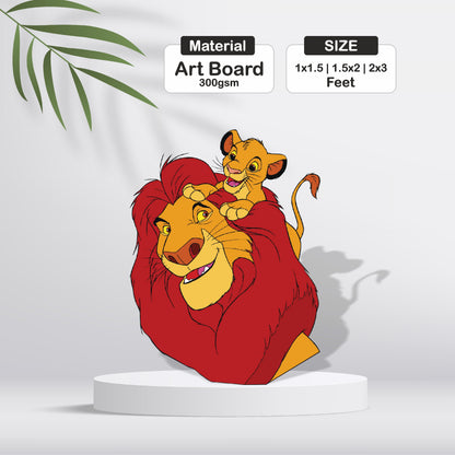 Lion King Theme Cutout - BP 16 My Store