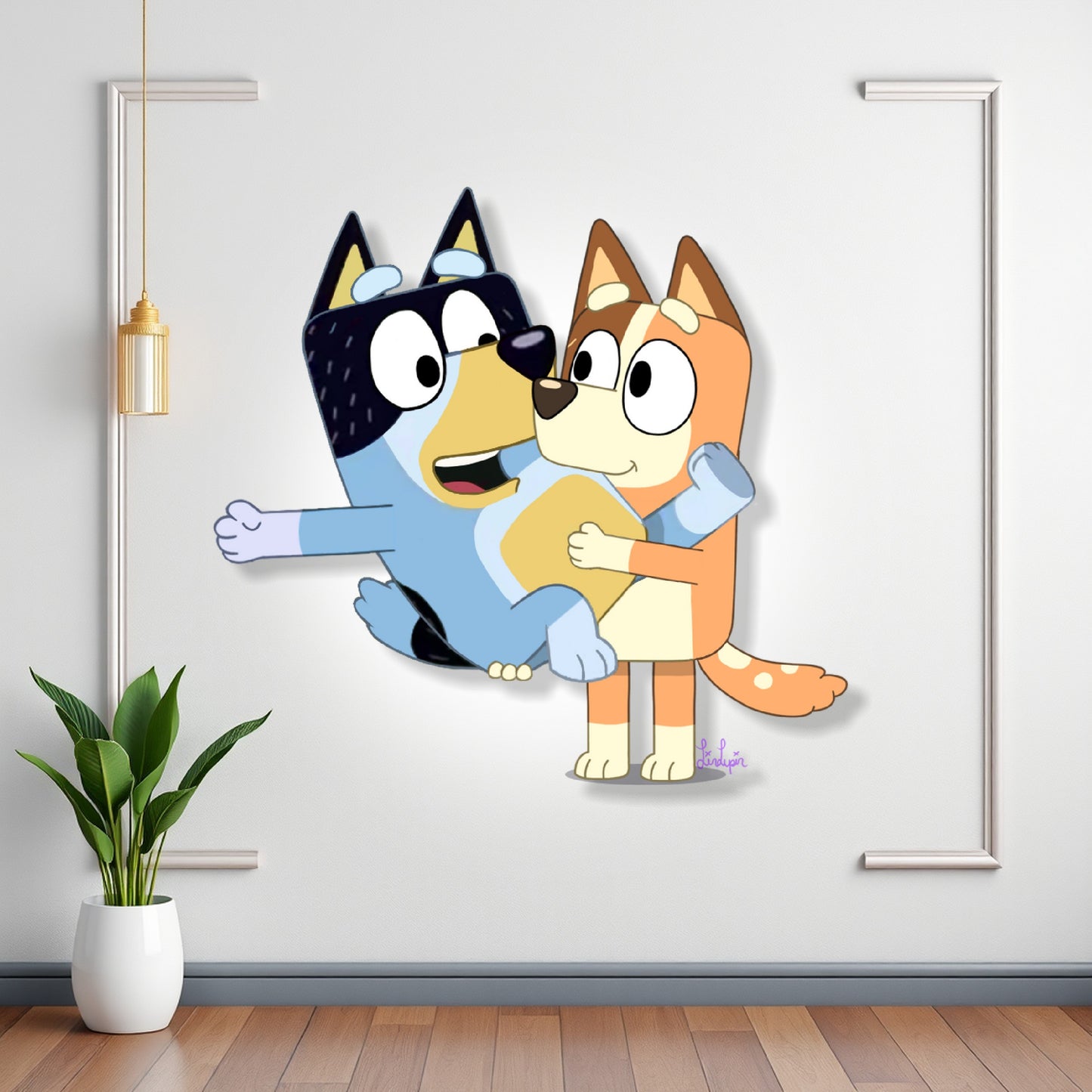 Bluey Theme Cutout - BP 07