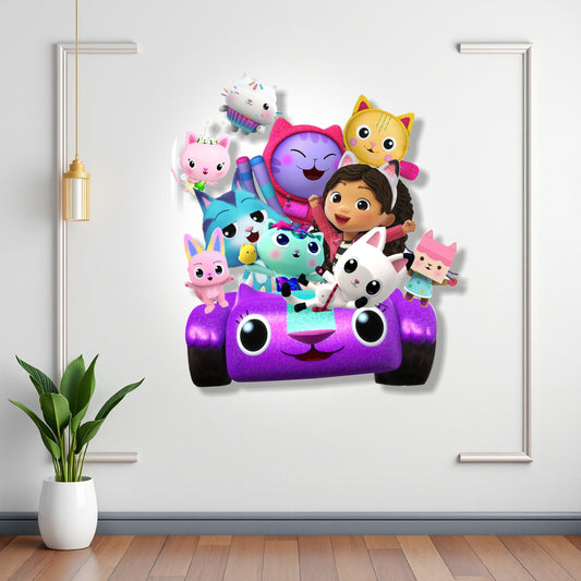 Gabby’s Dollhouse Theme Cutout - BP 01