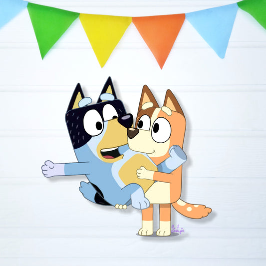 Bluey Theme Cutout - BP 07