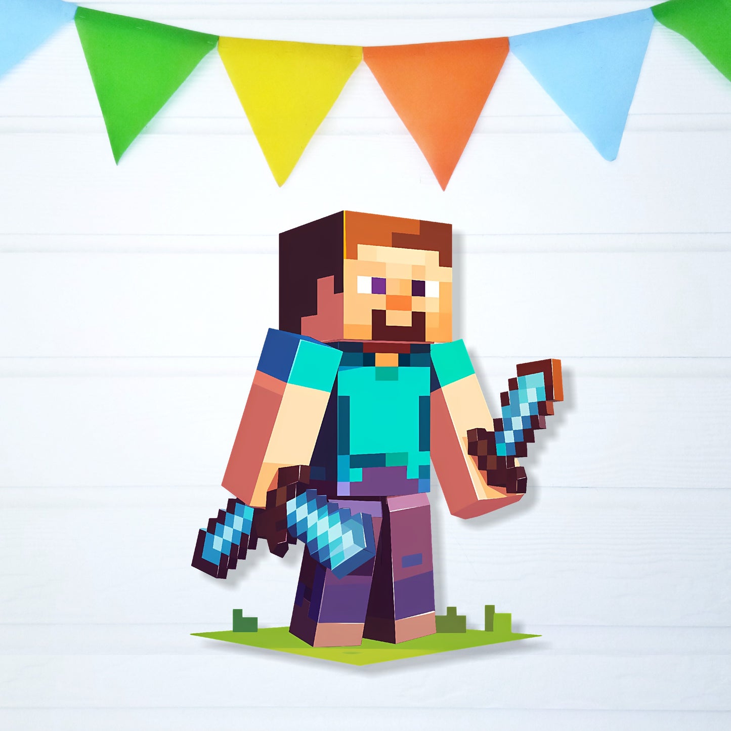 Minecraft Theme Cutout - BP 07