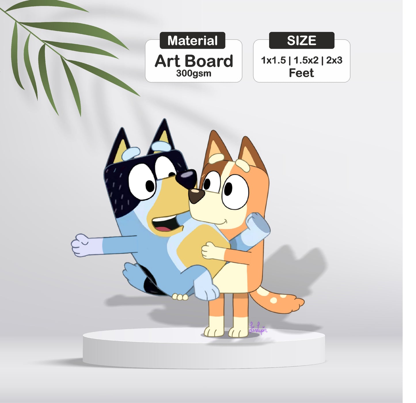 Bluey Theme Cutout - BP 07