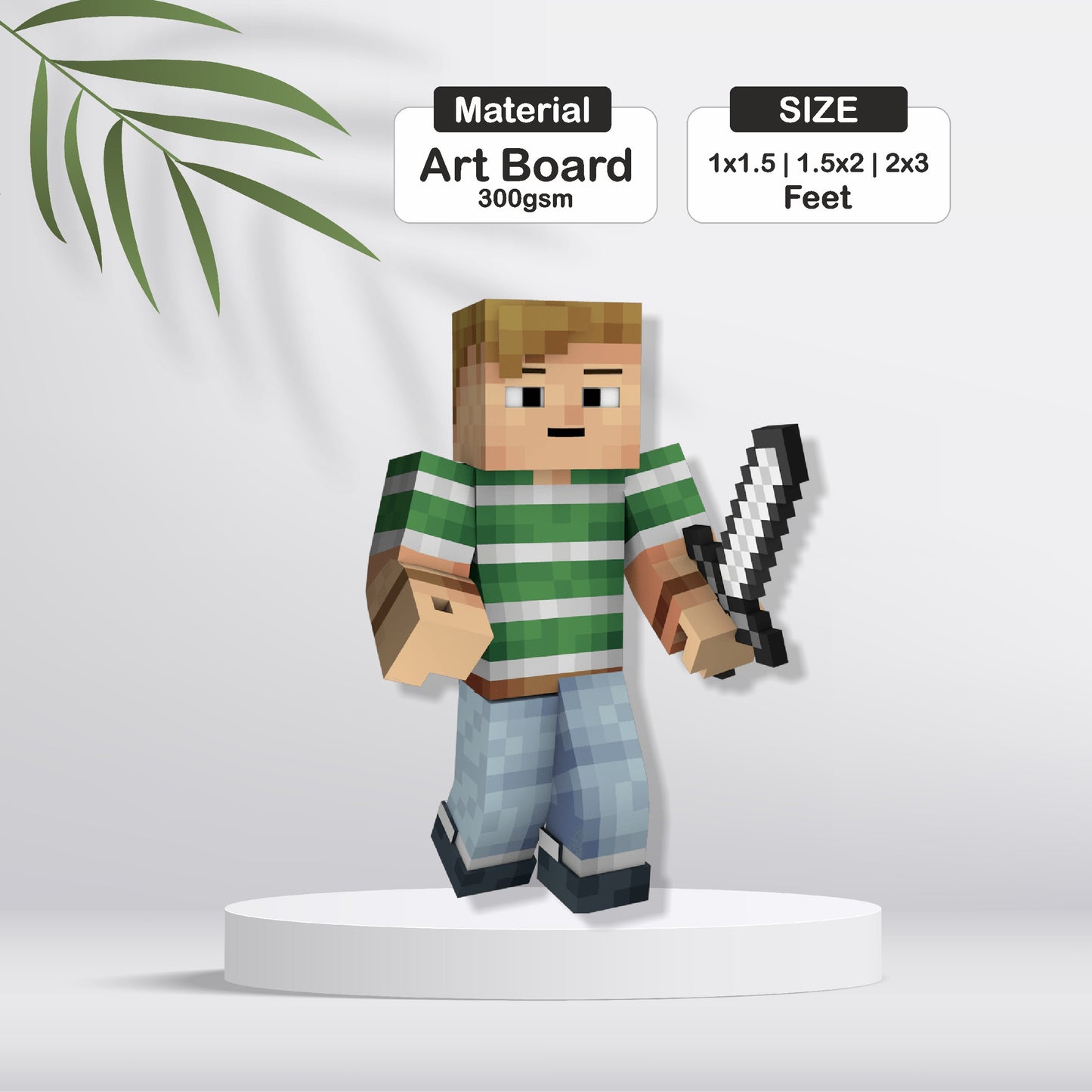 Minecraft Theme Cutout - BP 10